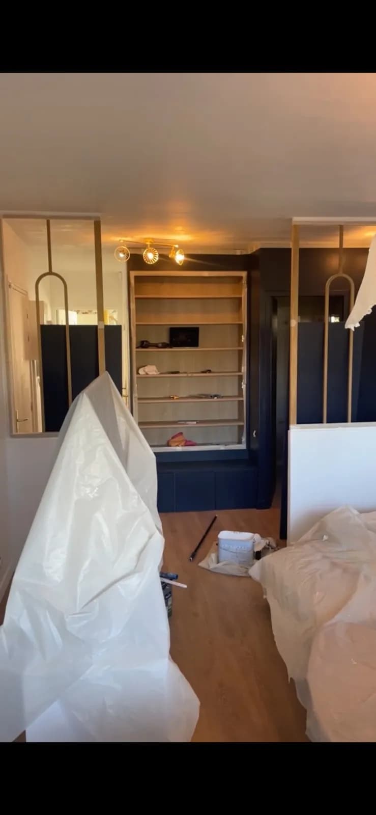 Dressing sur mesure — Rénovation intérieure, chantier Molla Travaux à Lyon