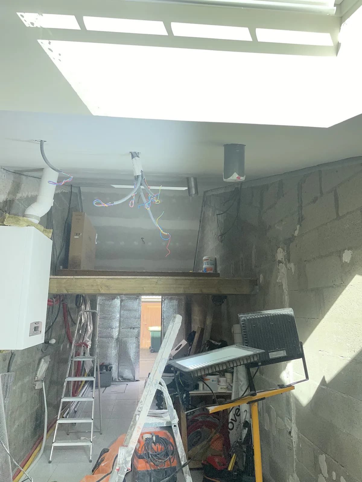 Cuisine ouverte — Rénovation intérieure, chantier Molla Travaux à Lyon