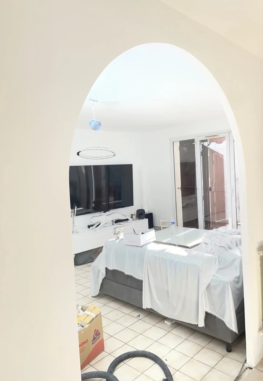 Séjour protégé — Peinture & finitions, chantier Molla Travaux à Lyon