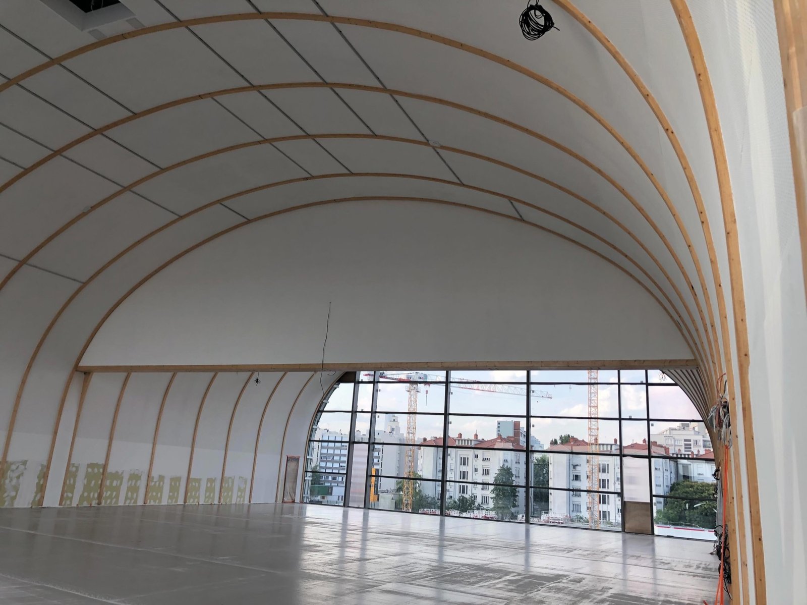 Plafond courbe réalisé par Molla Travaux à Lyon